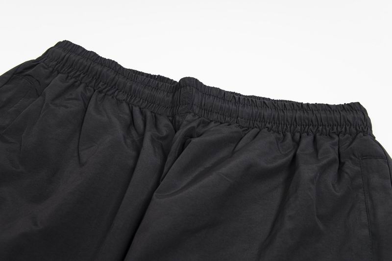 EM Sneakers Balenciaga Black Logo Printed Wide Cotton Sweatpants