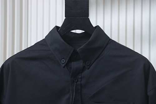 EM Sneakers Balenciaga Classic Rhinestone Logo Long sleeved Shirt Black