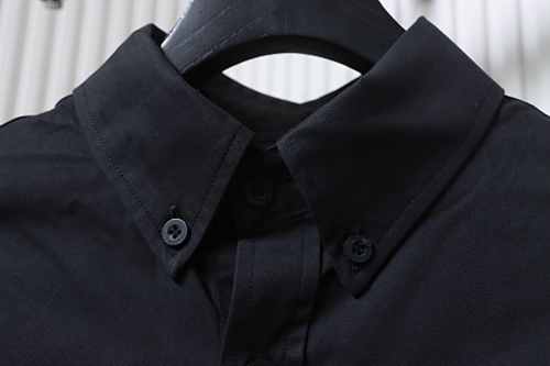 EM Sneakers Balenciaga Classic Rhinestone Logo Long sleeved Shirt Black