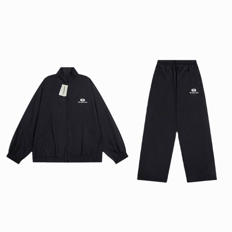 EM Sneakers Balenciaga Cocoon Kick Unity Sports Icon Lightweight Jacket & Sweatpants Sets Black