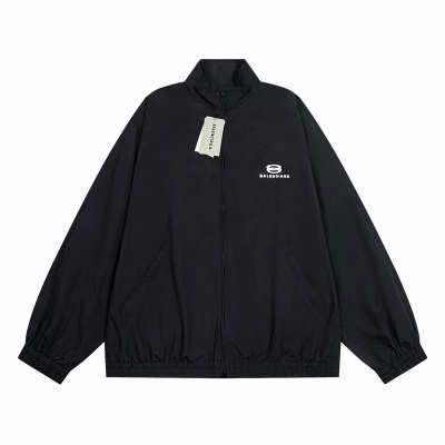 EM Sneakers Balenciaga Cocoon Kick Unity Sports Icon Lightweight Jacket Black 01