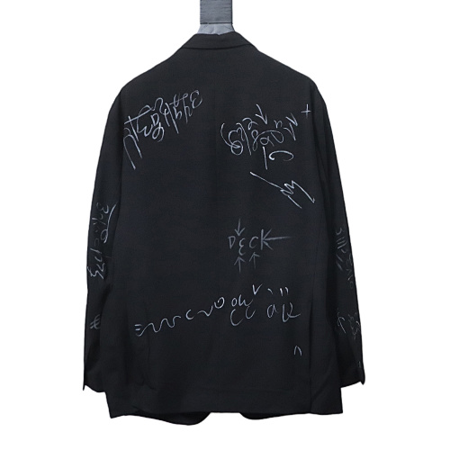 EM Sneakers Balenciaga Graffiti Jacket suit Black