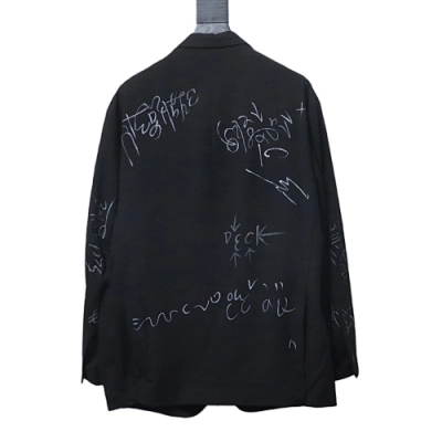 EM Sneakers Balenciaga Graffiti Jacket suit Black 02