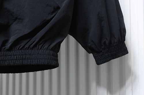 EM Sneakers Balenciaga Logo Print Zip-up Jacket Black