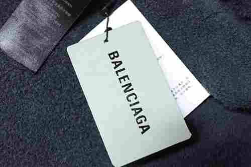 EM Sneakers Balenciaga Oversized Drawstring Hoodie Washed Black White
