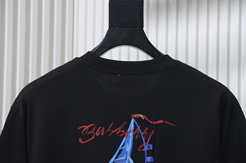 EM Sneakers Burberry 25Fw Letter Sailboat Print Long Sleeve Shirt Black