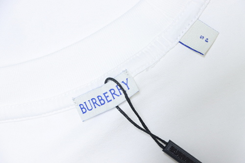 EM Sneakers Burberry 25Fw Letter Sailboat Print Long Sleeve Shirt White