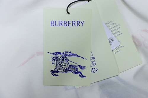 EM Sneakers Burberry 25Fw Letter Sailboat Print Long Sleeve Shirt White