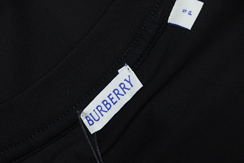 EM Sneakers Burberry 25Fw Signature Logo Embroidered Long-Sleeve Shirt Black