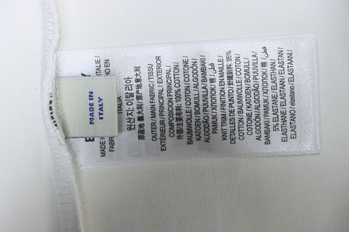 EM Sneakers Burberry 25Fw Signature Logo Embroidered Long-Sleeve Shirt White