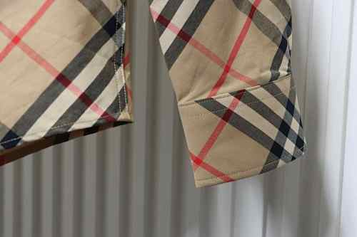 EM Sneakers Burberry Archive Check Long Sleeve Shirt Beige