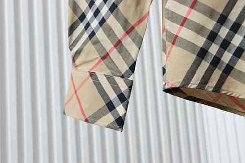 EM Sneakers Burberry Archive Check Long Sleeve Shirt Beige