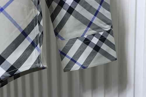 EM Sneakers Burberry Archive Check Long Sleeve Shirt Gray