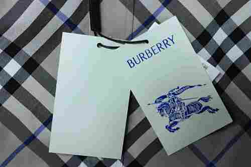EM Sneakers Burberry Archive Check Long Sleeve Shirt Gray