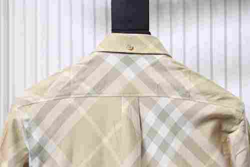 EM Sneakers Burberry Archive Check Long Sleeve Shirt Khaki