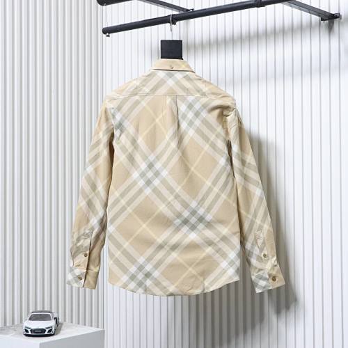 EM Sneakers Burberry Archive Check Long Sleeve Shirt Khaki