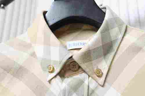 EM Sneakers Burberry Archive Check Long Sleeve Shirt Khaki