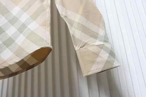 EM Sneakers Burberry Archive Check Long Sleeve Shirt Khaki