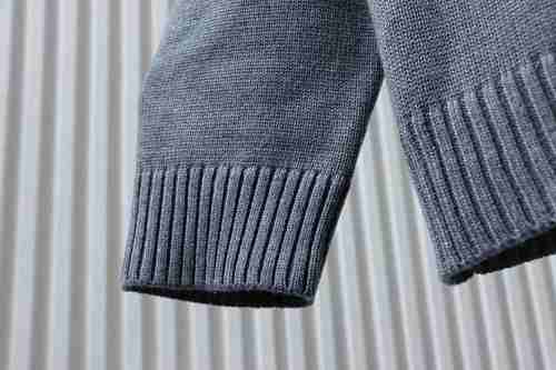 EM Sneakers Burberry Cashmere-Blend Quarter-Zip Slim Sweater Gray