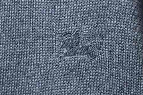 EM Sneakers Burberry Cashmere-Blend Quarter-Zip Slim Sweater Gray