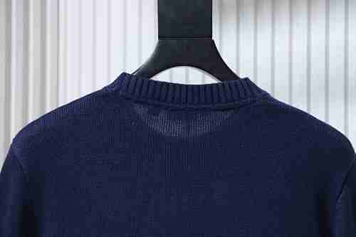 EM Sneakers Burberry Cashmere Blend Sweater Navy