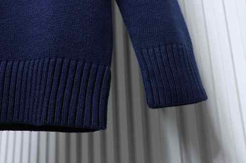 EM Sneakers Burberry Cashmere Blend Sweater Navy