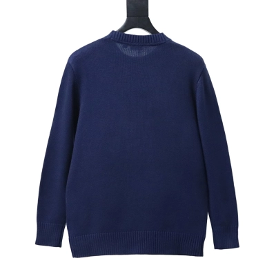 EM Sneakers Burberry Cashmere Blend Sweater Navy 02