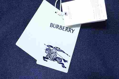 EM Sneakers Burberry Cashmere Blend Sweater Navy