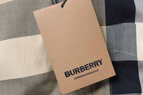 EM Sneakers Burberry Check Stretch Cotton Poplin Long Sleeve Shirt Archive Beige