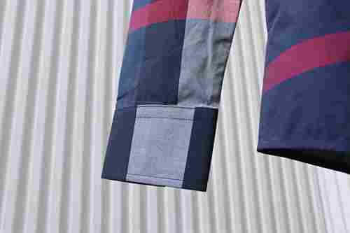 EM Sneakers Burberry Check Stretch Cotton Poplin Long Sleeve Shirt Archive Blue