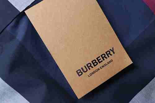 EM Sneakers Burberry Check Stretch Cotton Poplin Long Sleeve Shirt Archive Blue