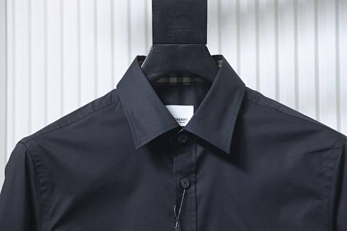 EM Sneakers Burberry Classic Horse Logo Embroidered Long Sleeve Shirt Black