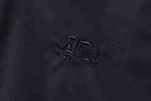 EM Sneakers Burberry Classic Horse Logo Embroidered Long Sleeve Shirt Black