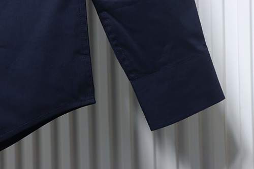 EM Sneakers Burberry Classic Horse Logo Embroidered Long Sleeve Shirt Navy