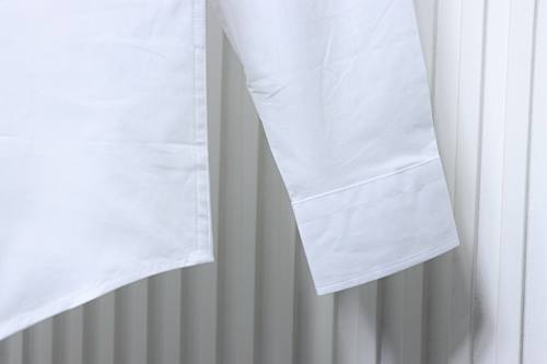 EM Sneakers Burberry Classic Horse Logo Embroidered Long Sleeve Shirt White