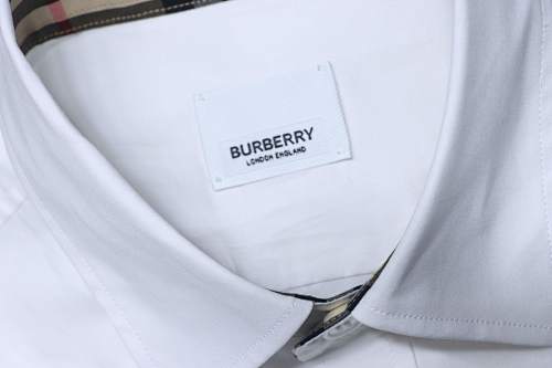 EM Sneakers Burberry Classic Horse Logo Embroidered Long Sleeve Shirt White