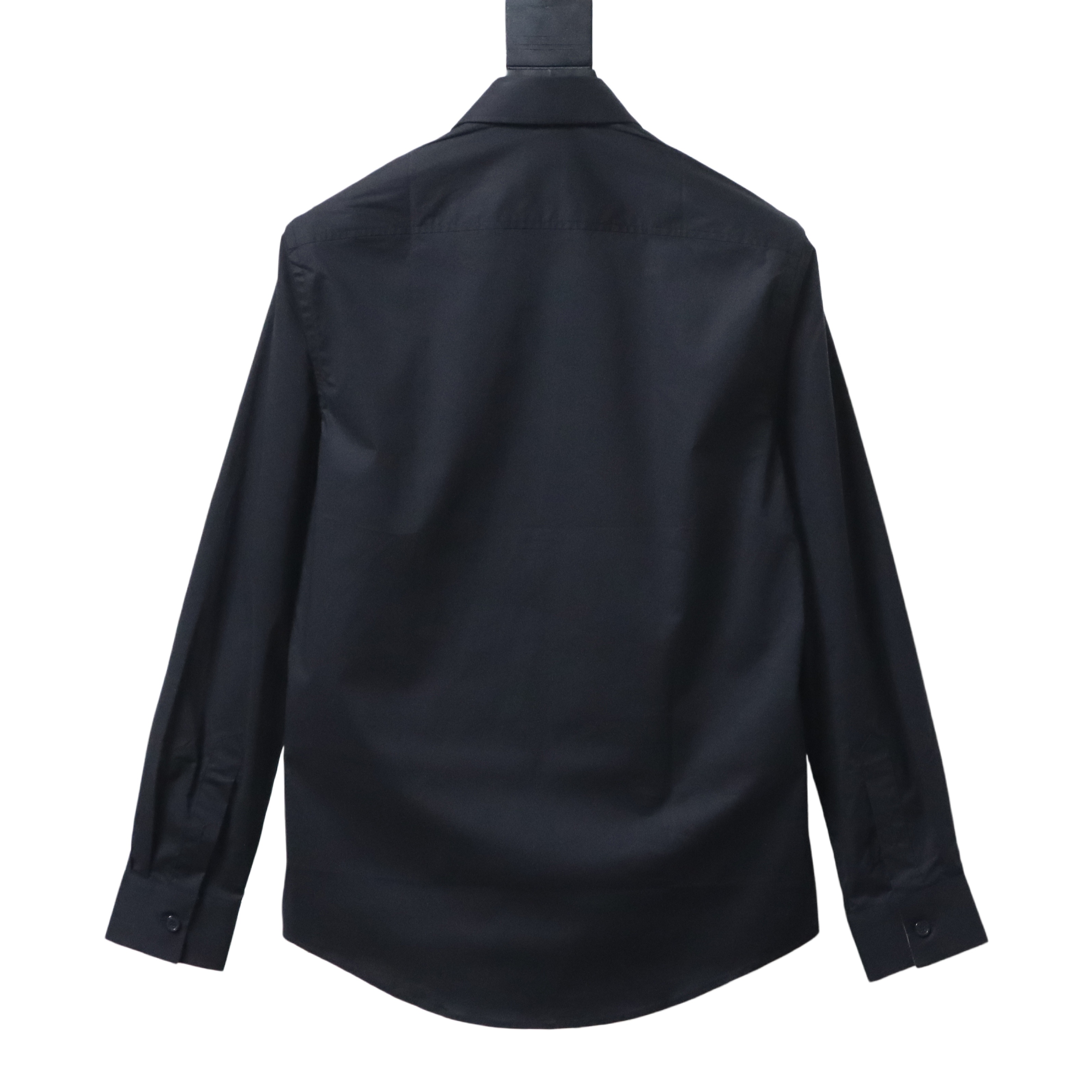 EM Sneakers Burberry Classic TB Logo Embroidered Long sleeved Shirt Black