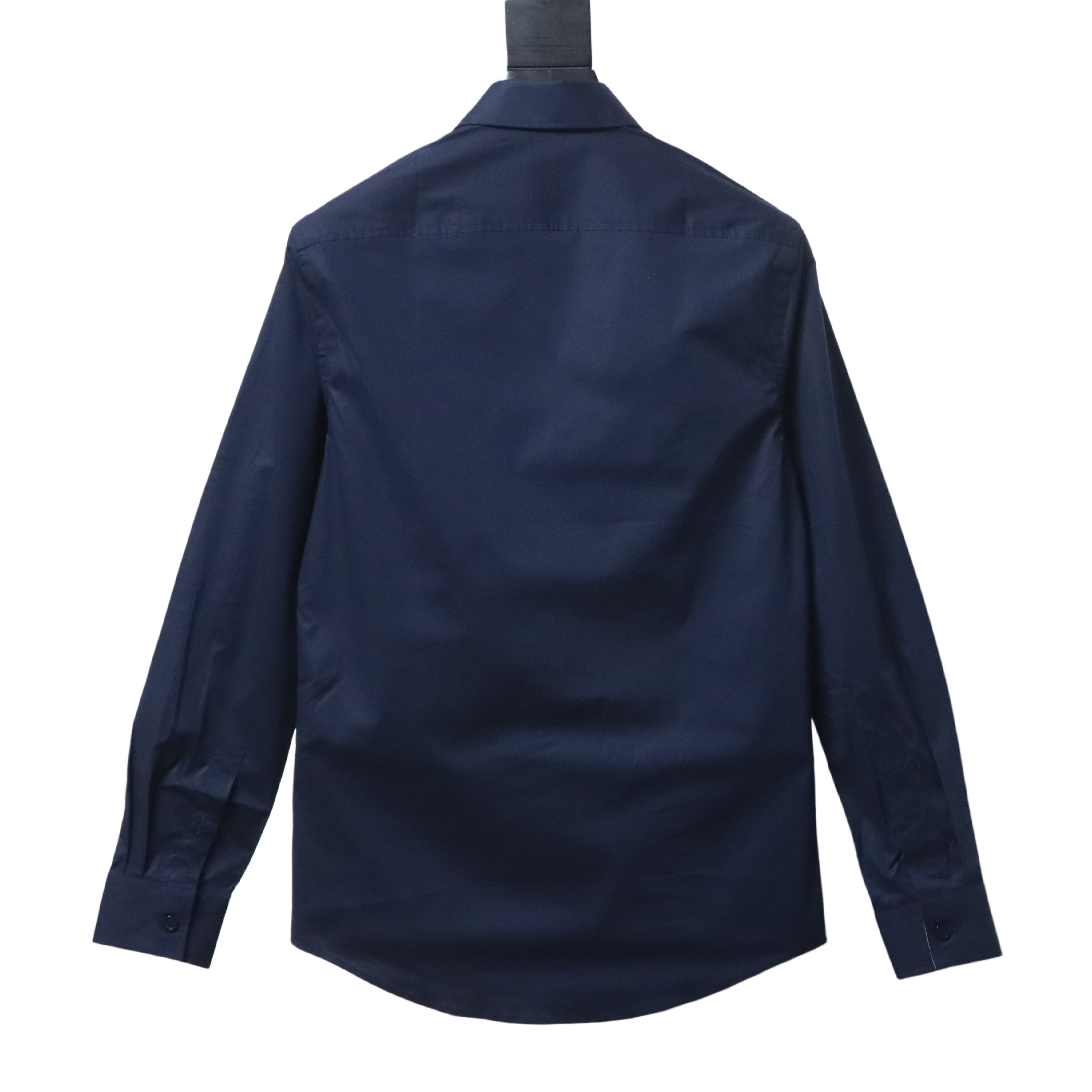 EM Sneakers Burberry Classic TB Logo Embroidered Long sleeved Shirt Navy