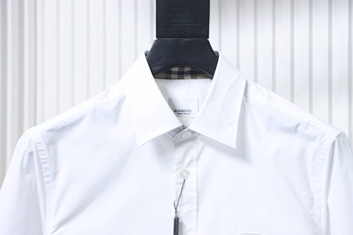 EM Sneakers Burberry Classic TB Logo Embroidered Long sleeved Shirt White