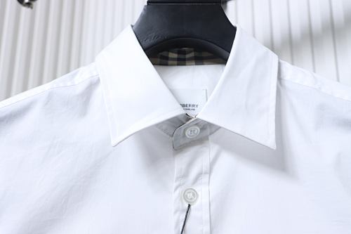 EM Sneakers Burberry Classic TB Logo Embroidered Long sleeved Shirt White