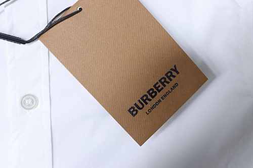 EM Sneakers Burberry Classic TB Logo Embroidered Long sleeved Shirt White