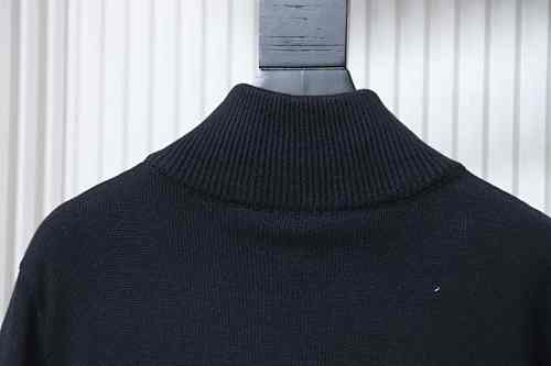 EM Sneakers Burberry Cashmere-Blend Quarter-Zip Slim Sweater Navy