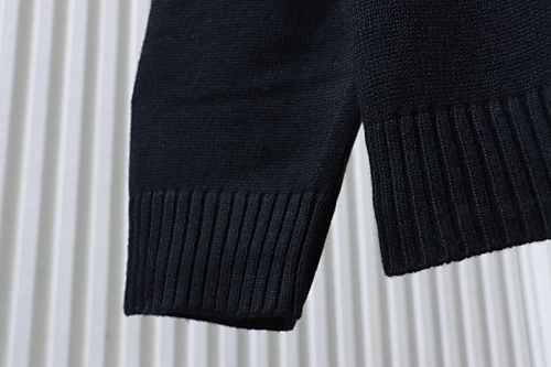 EM Sneakers Burberry Cashmere-Blend Quarter-Zip Slim Sweater Navy