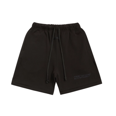 EM Sneakers Fear of God Essentials Relaxed Sweatshorts #K262 Black /Retro Black /Gray /Yellow /Claret 02
