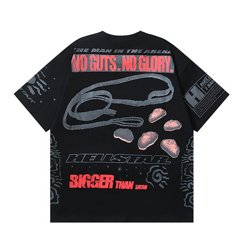 EM Sneakers Hellstar T-Shirt #5601 White /Black