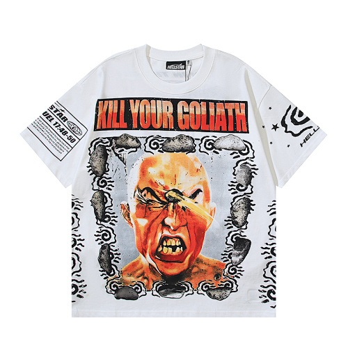 EM Sneakers Hellstar T-Shirt #5601 White /Black