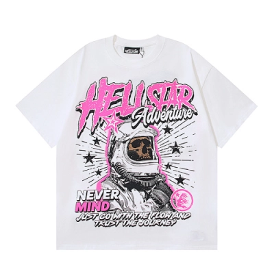 EM Sneakers Hellstar T-Shirt #5605 White /Black 02