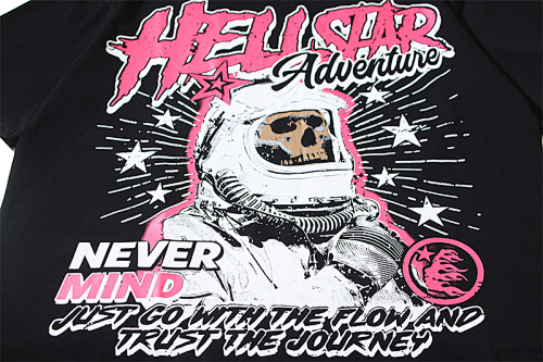EM Sneakers Hellstar T-Shirt #5605 White /Black