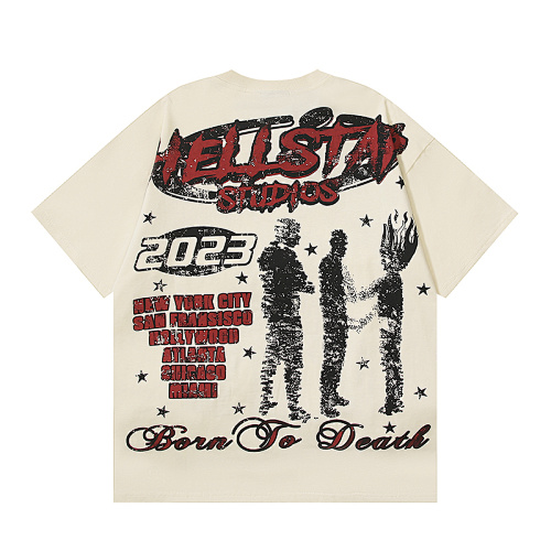 EM Sneakers Hellstar T-Shirt #5606 Apricot