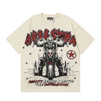 EM Sneakers Hellstar T-Shirt #5606 Apricot 01